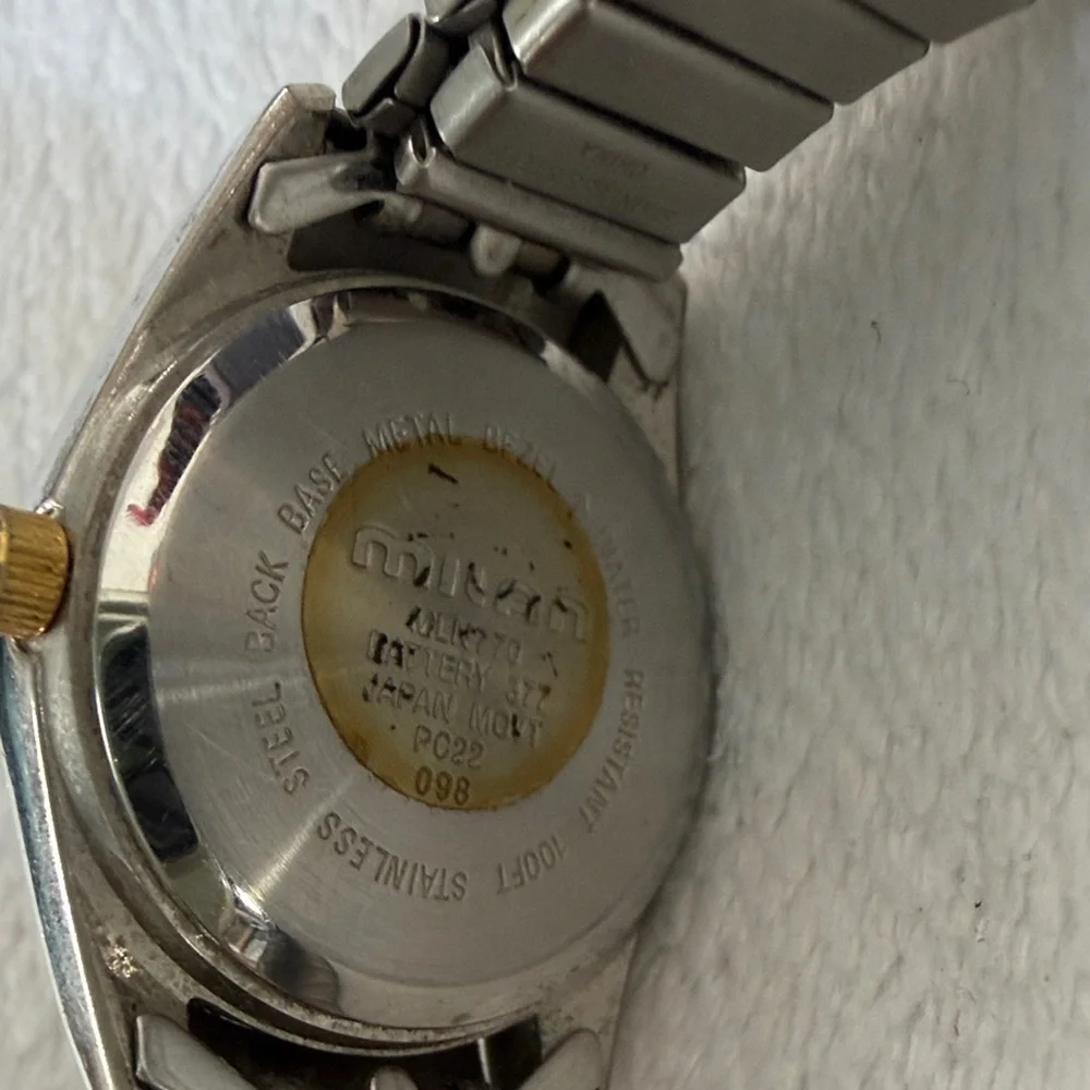 Milan Women's Silver and Gold Watch